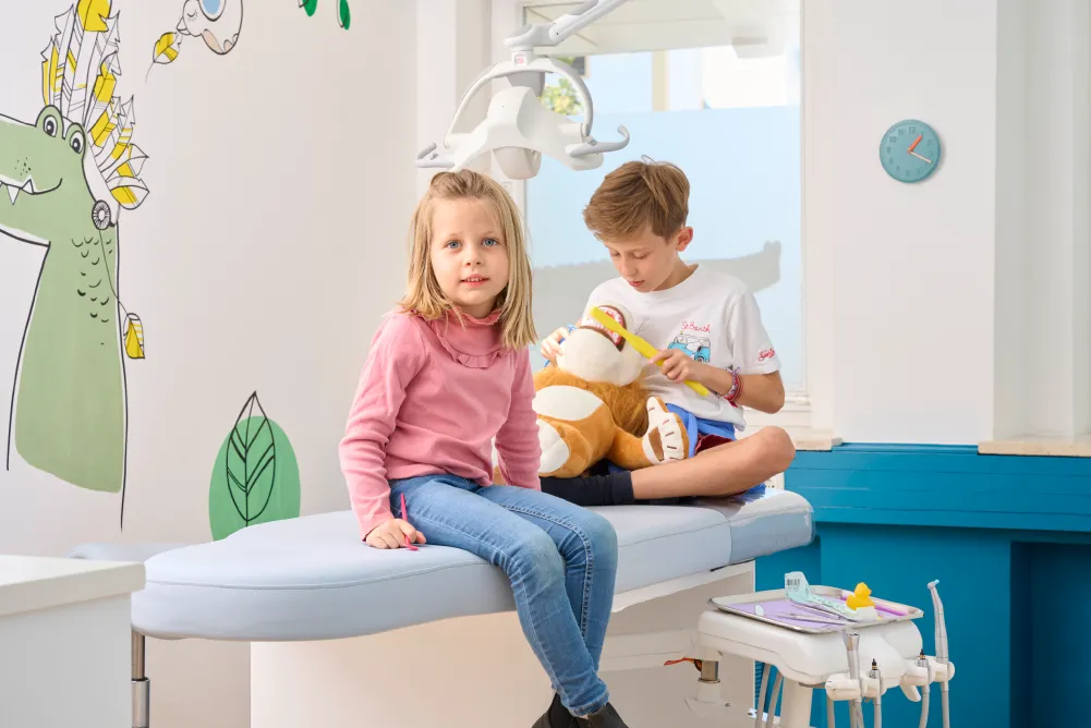 Kindgerechte Behandlungszimmer bei Lillizahn